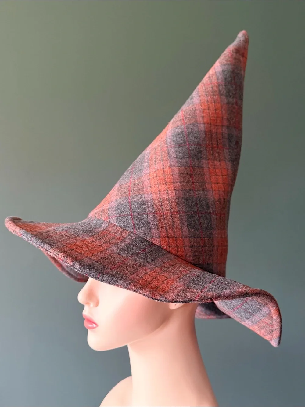 Handmade Wool Witches Hat